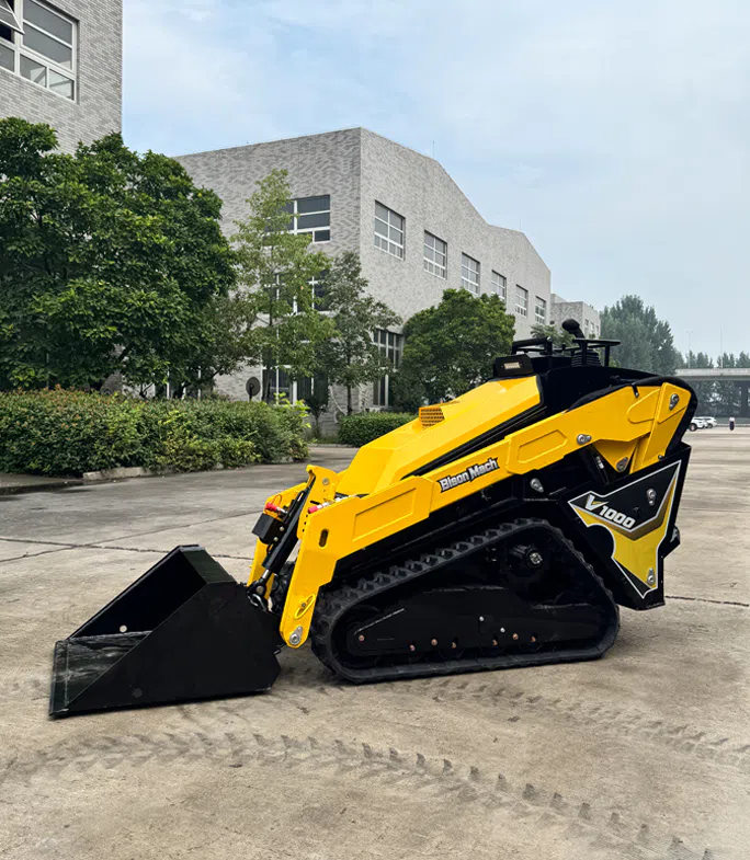 A Carregadeira de Rodas Skid-Steer V1000 conquistou alto reconhecimento dos clientes americanos, que fizeram pedidos diretamente.