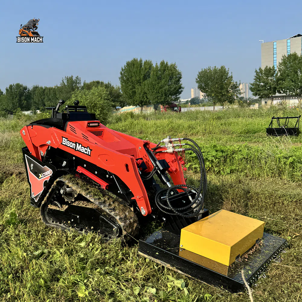 Carregadeira Compacta sobre Esteiras Eficiente
