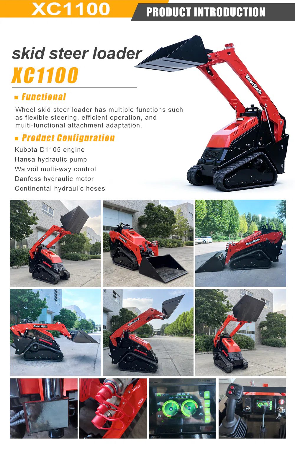 Carregadeira Compacta de Alta Produção