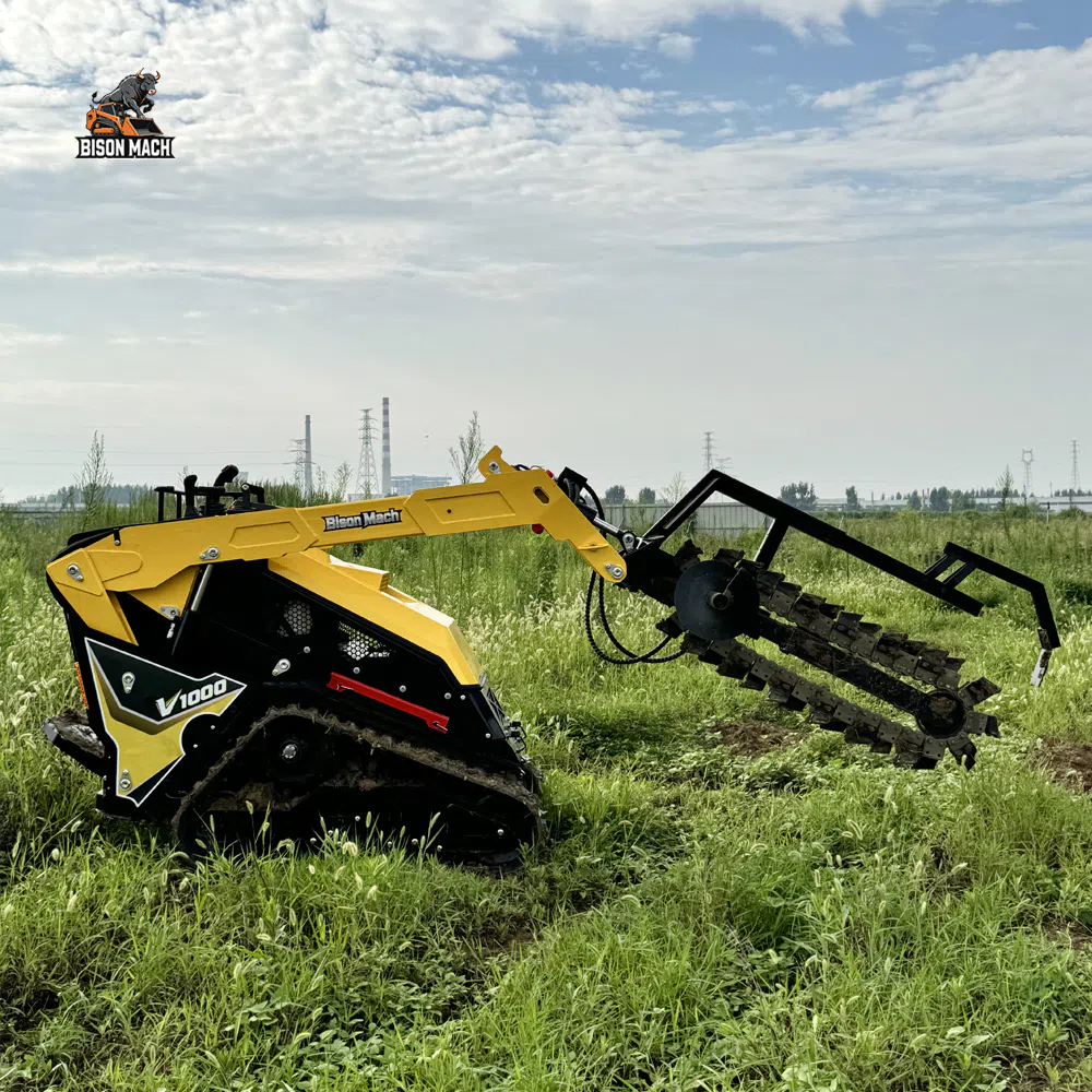 Carregadeira Compacta com Valetadeira