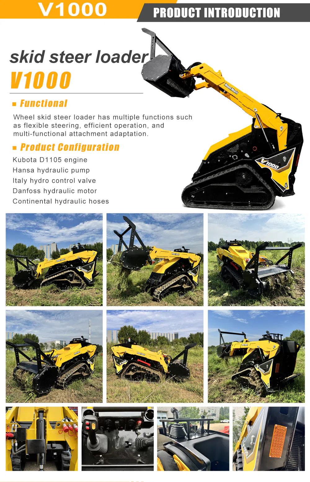 Mini Terna Compatta con Trituratrice Forestale
