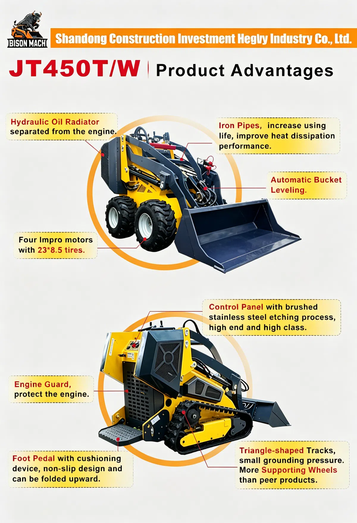 Mini Pala Caricatrice Compatta - JT450