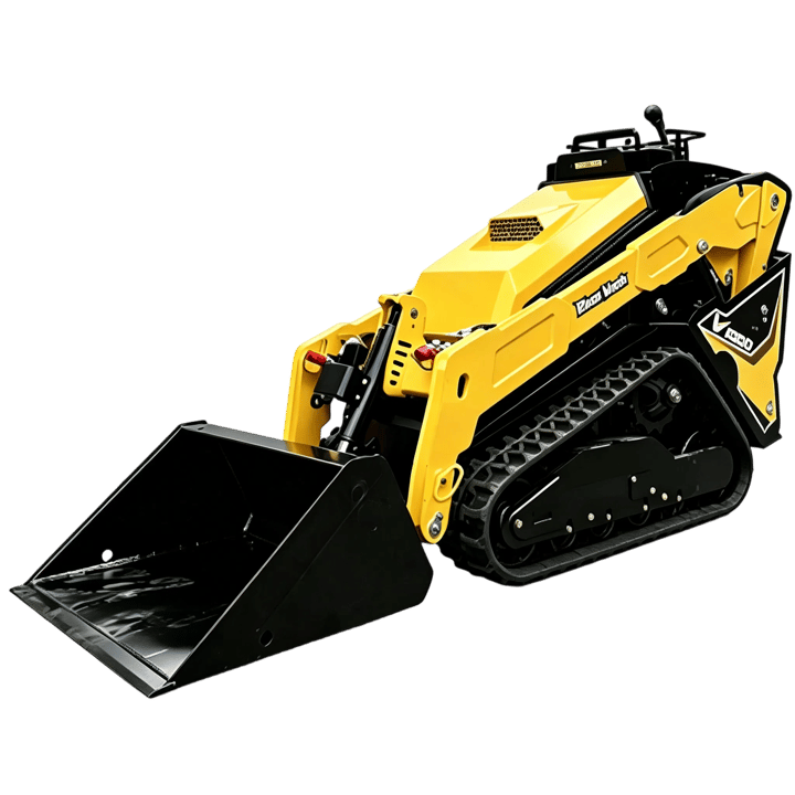 Mini Skid Steer Loader With Forestry Mulcher