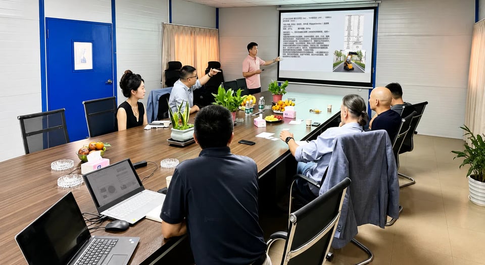 Visit by German clients